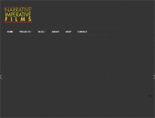 Tablet Screenshot of narrativeimperative.com